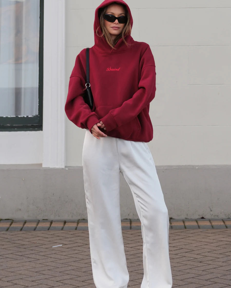 SSAINT - Logo Hoodie Cherry
