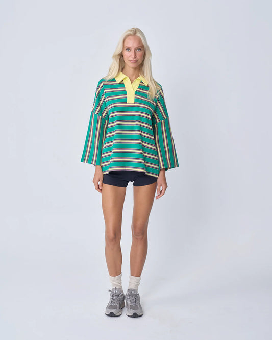 Near The Sea - Oversized Polo - Green