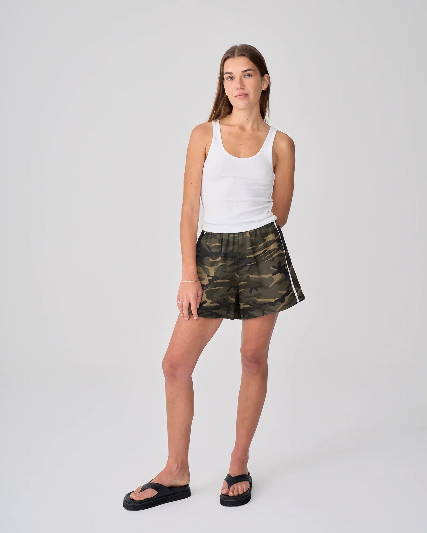 Near the Sea - Racer Short- Camo