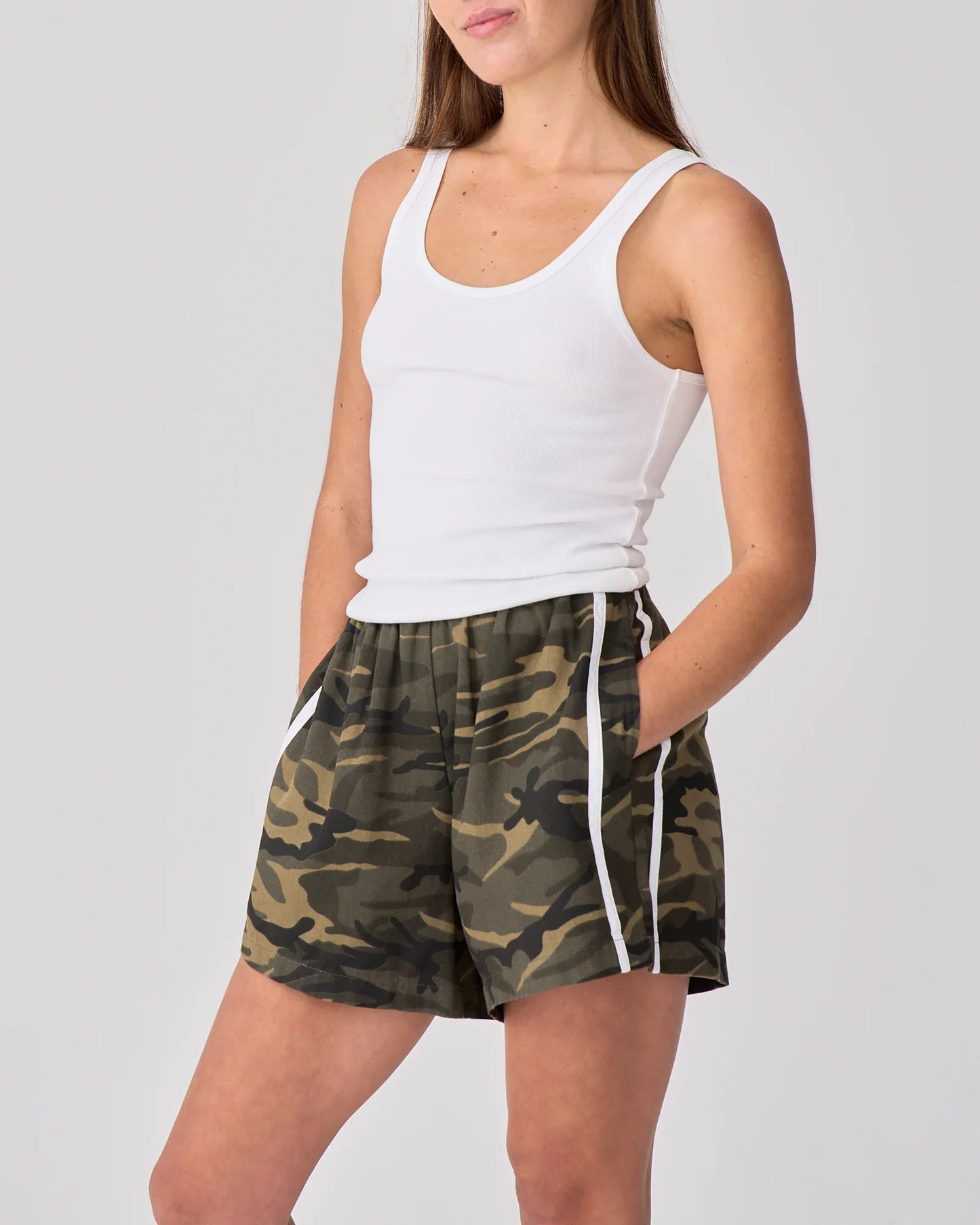 Near the Sea - Racer Short- Camo