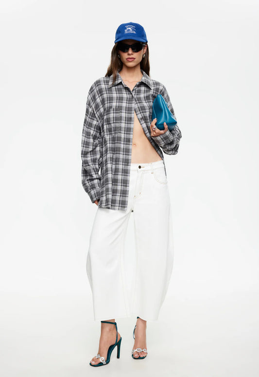 Lioness - Clarity Shirt - Slate Plaid
