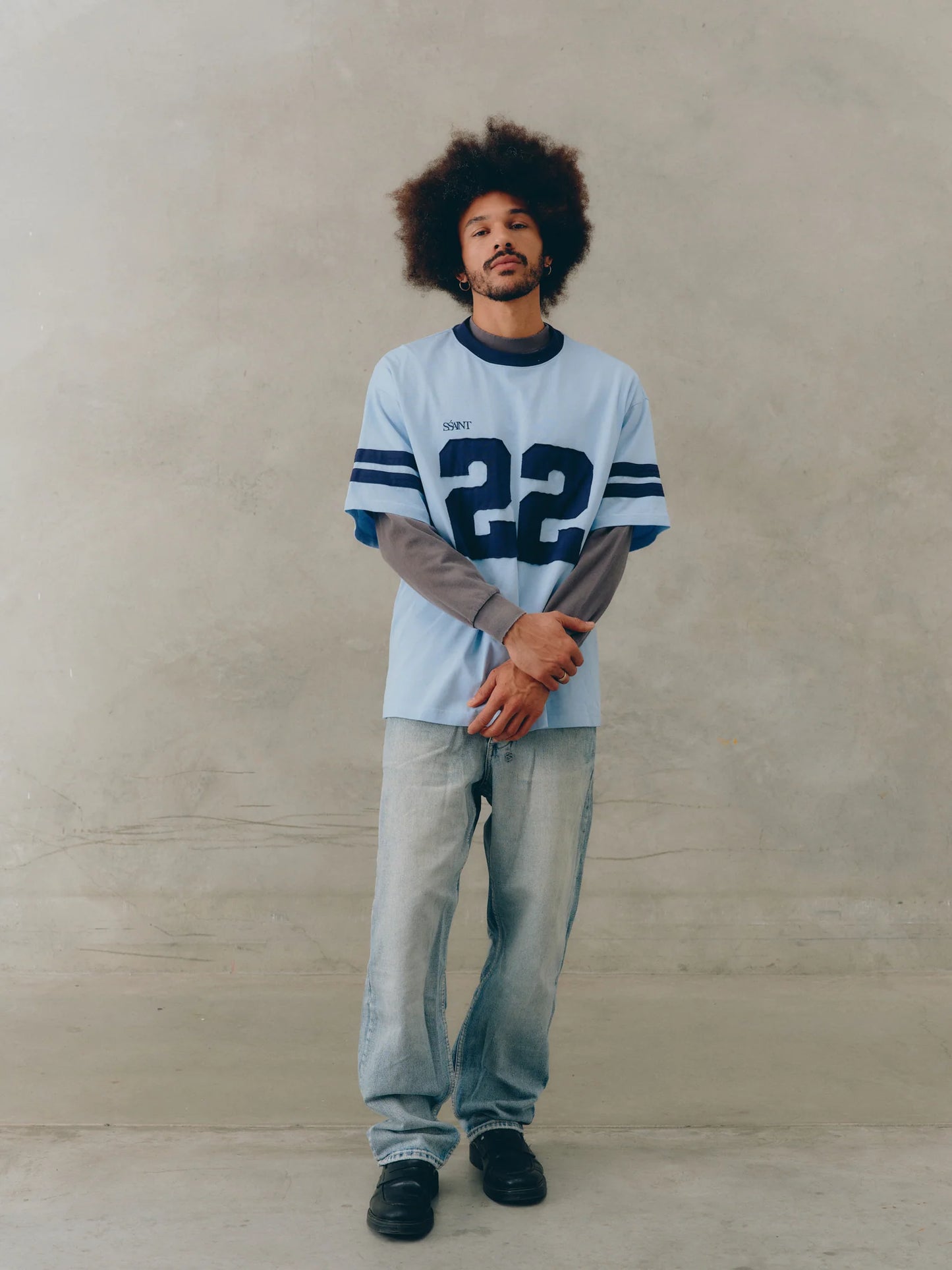 SSAINT - Twenty Two Motion Tee - Powder Blue