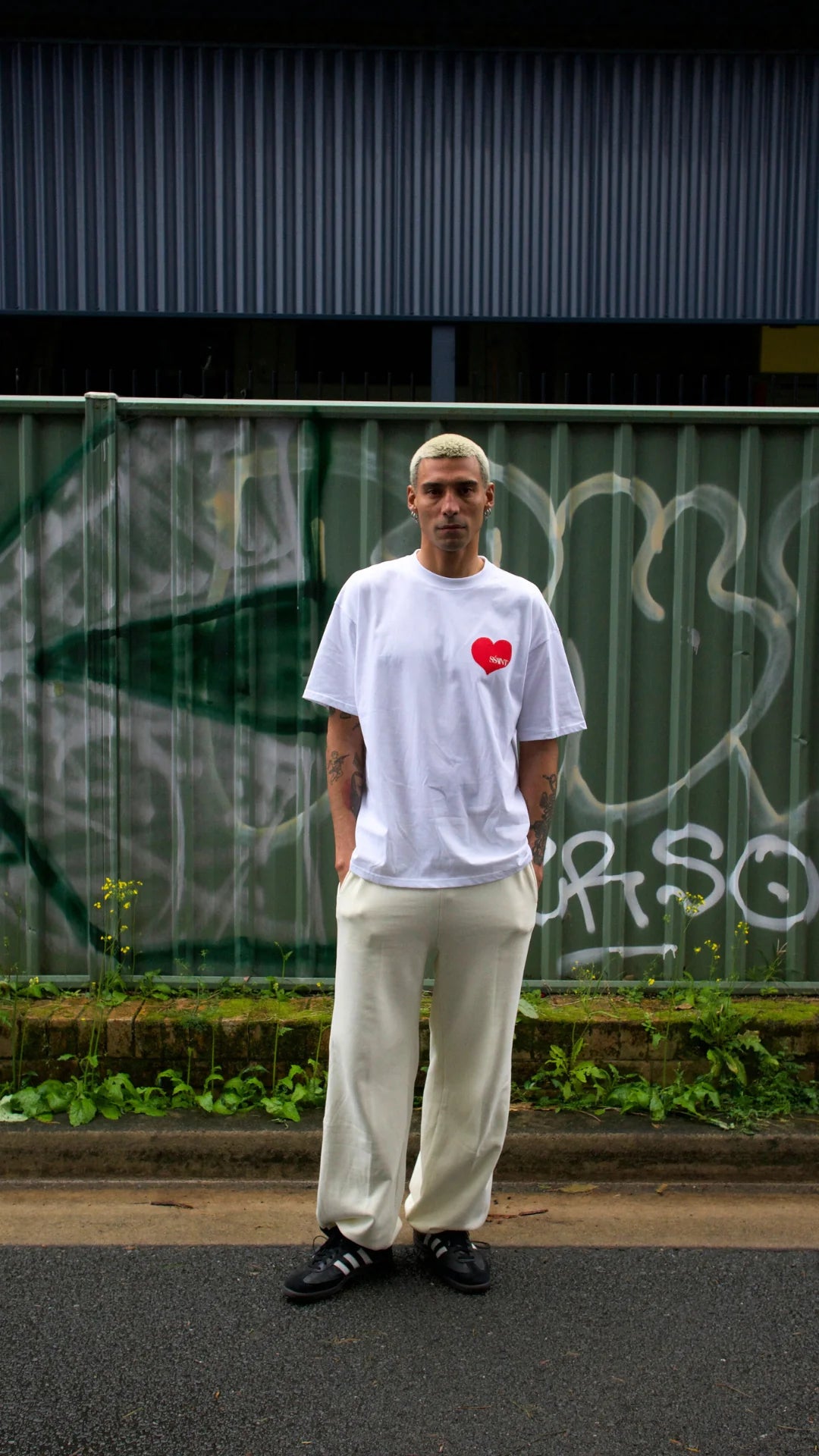 SSAINT - Heart Tee: Red