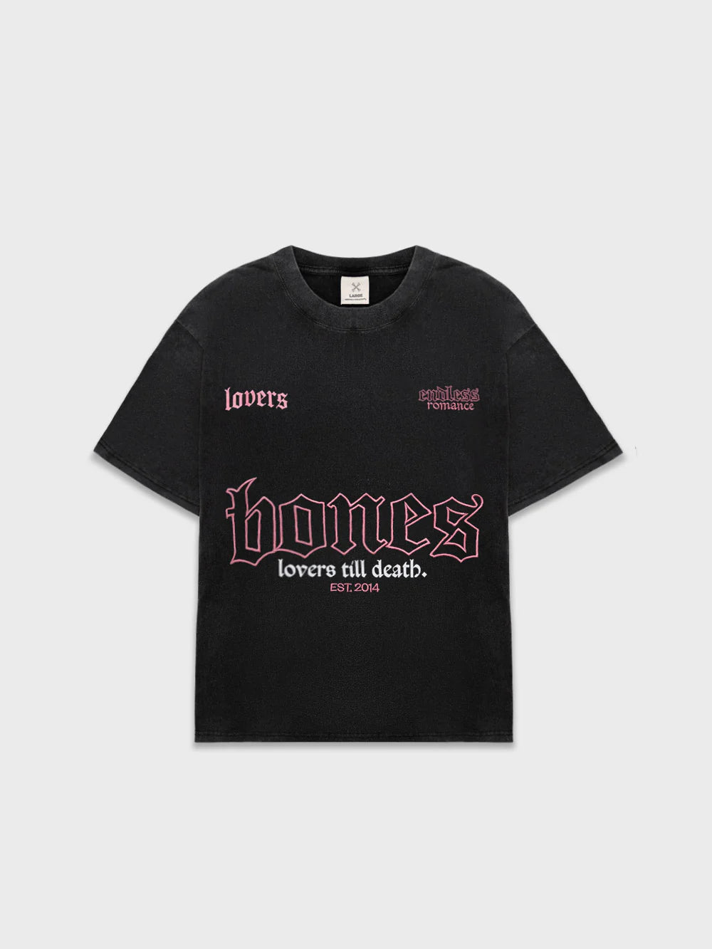 Billy Bones Club - The Endless Tee - Vintage Black/Pink