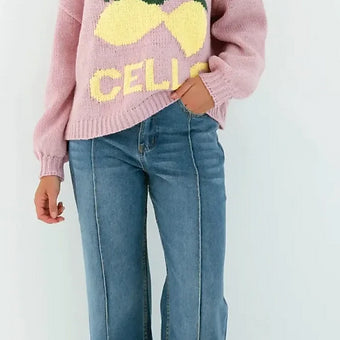 Paper Heart - Limoncello Pink Knit Jumper