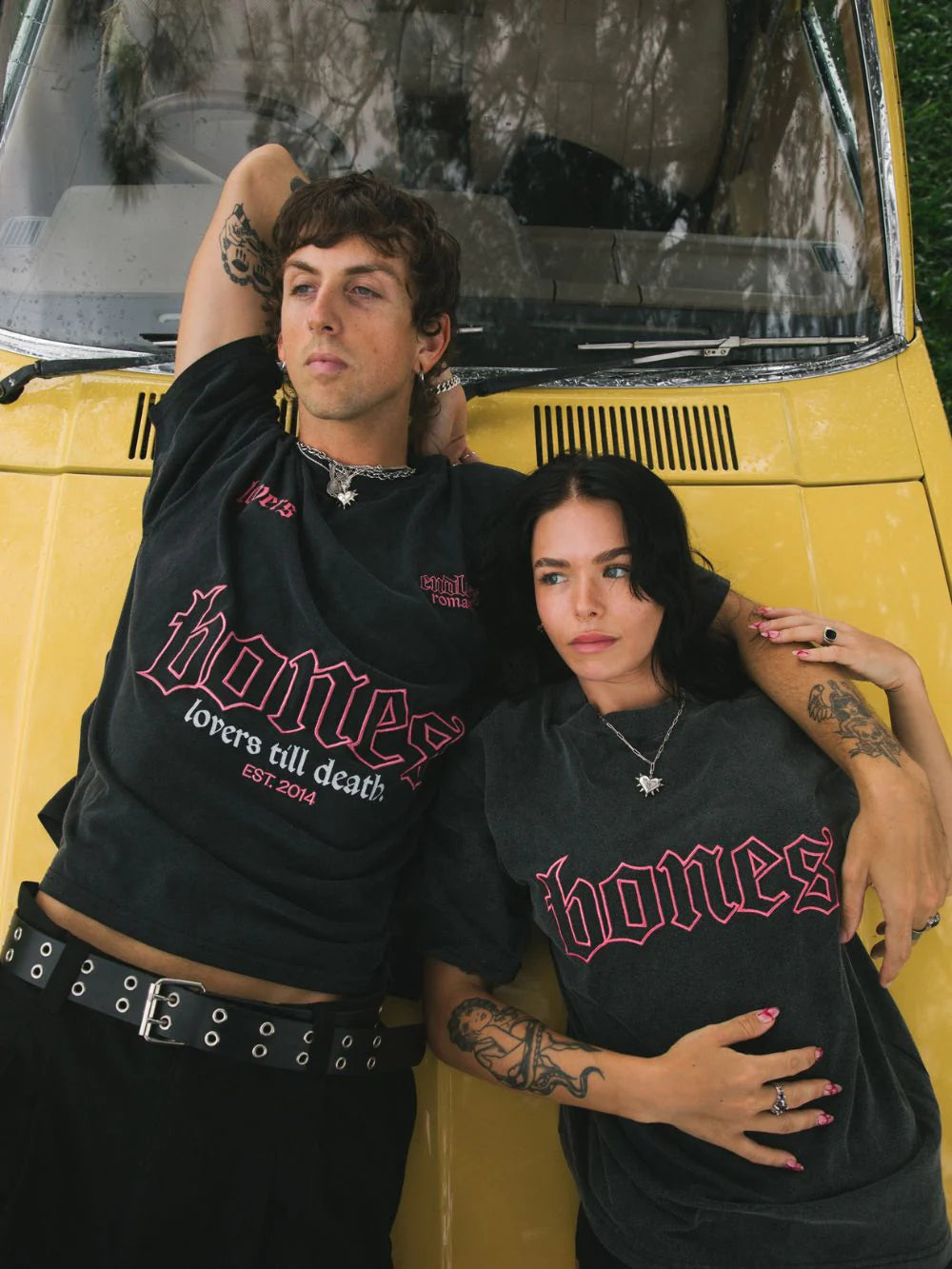 Billy Bones Club - Lovers Steeze Tee - Washed Black