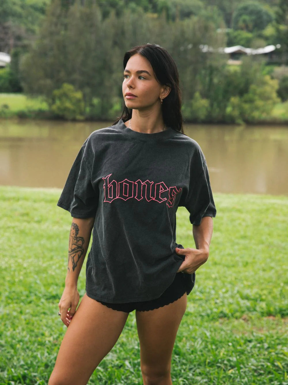 Billy Bones Club - Lovers Steeze Tee - Washed Black