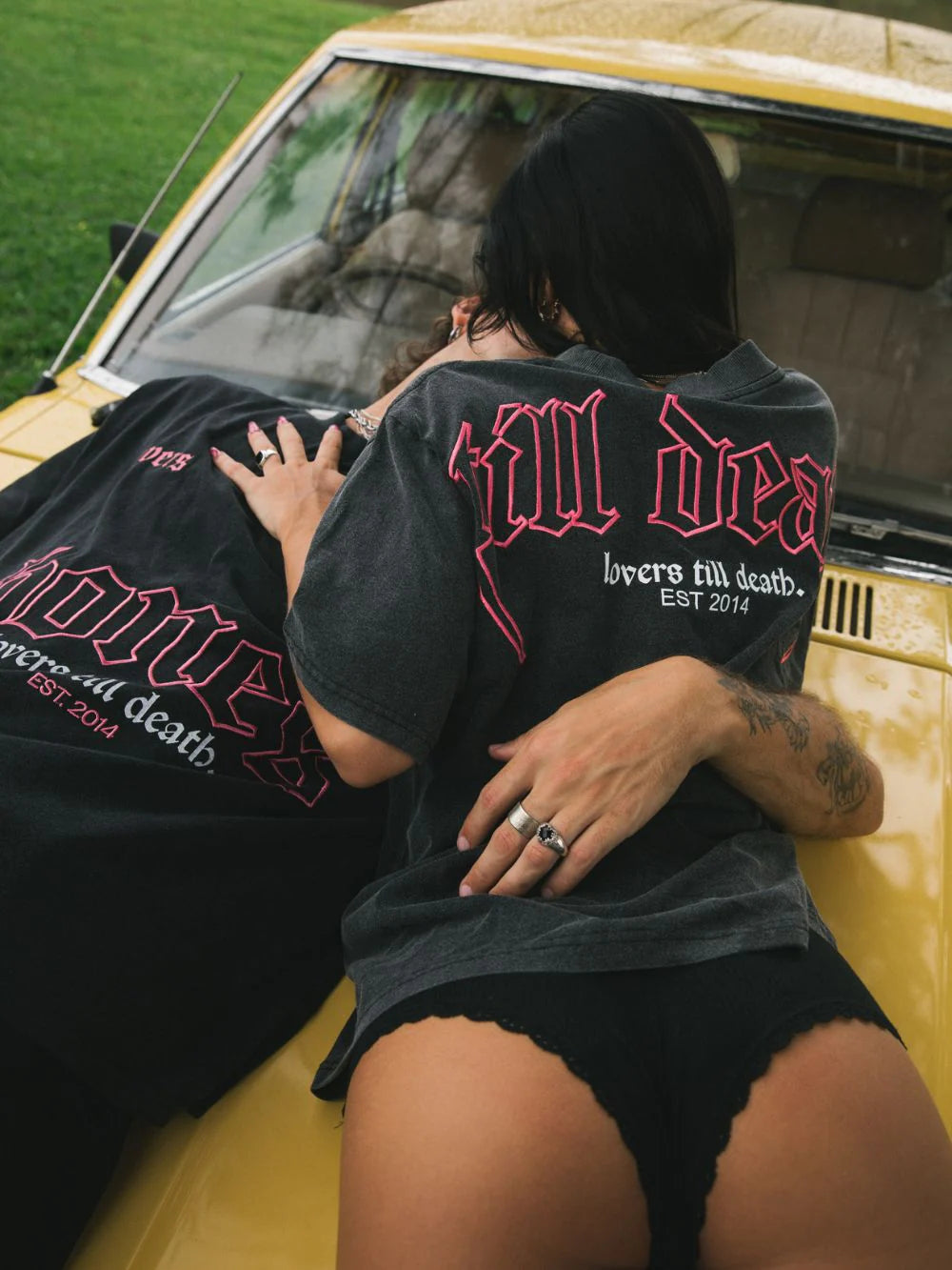 Billy Bones Club - Lovers Steeze Tee - Washed Black
