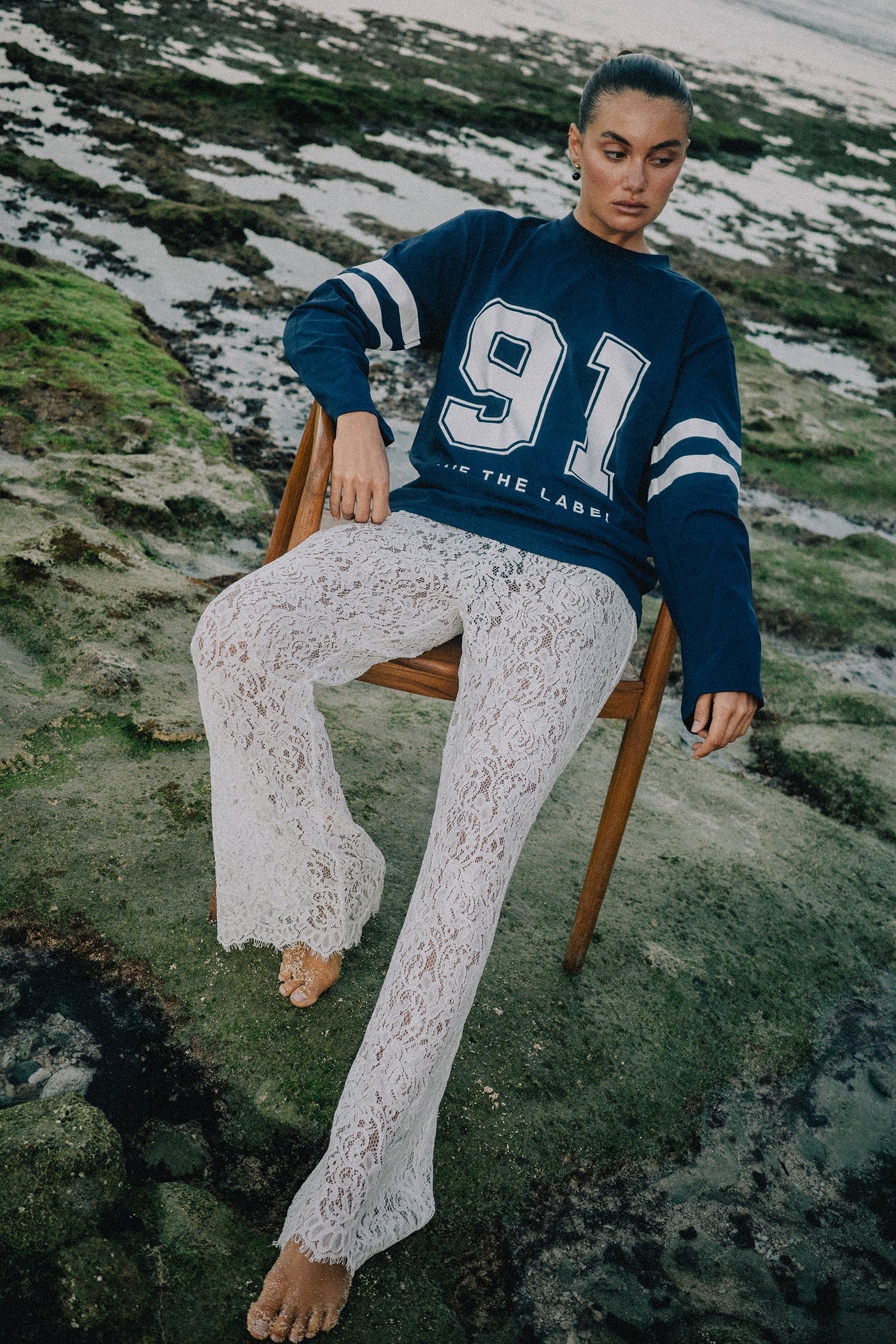 RAEF the Label - Jersey 91 Longsleeve Top - Navy