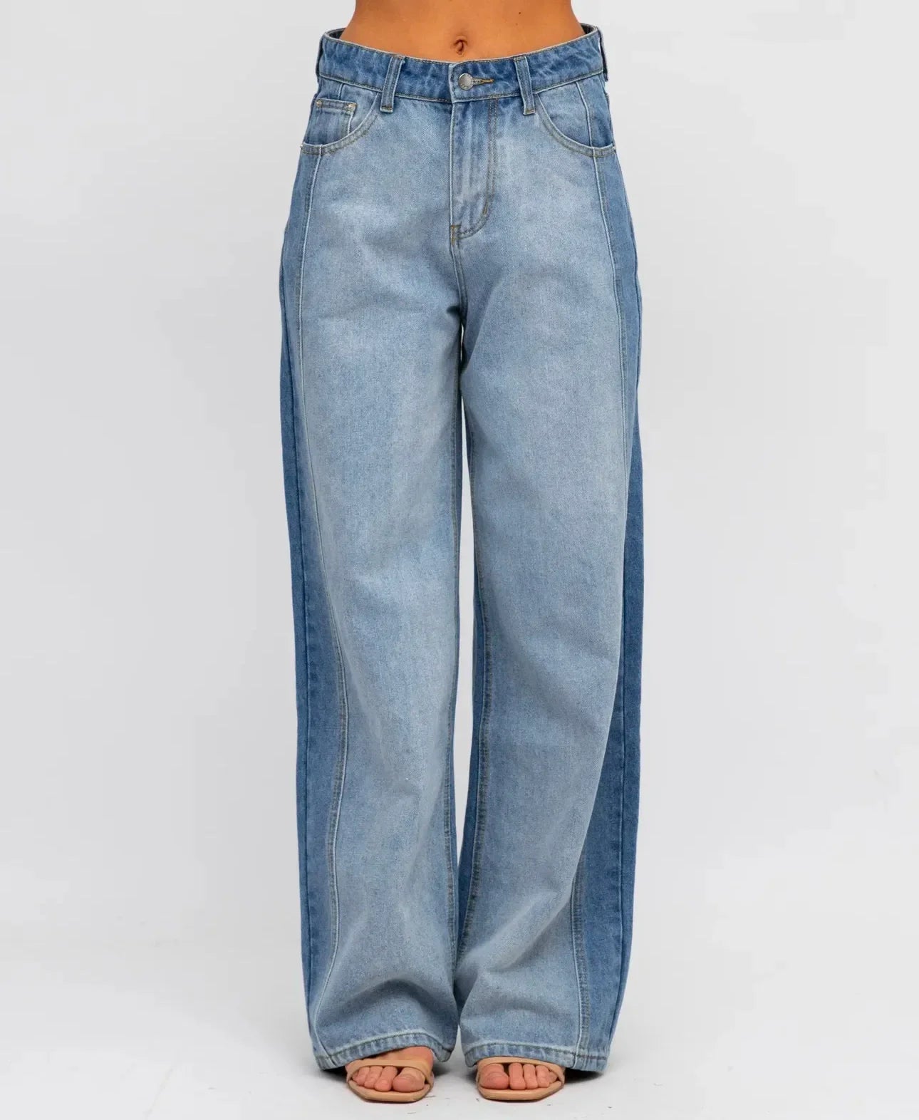 Paper Heart - Denim Jeans | Two Toned Blue