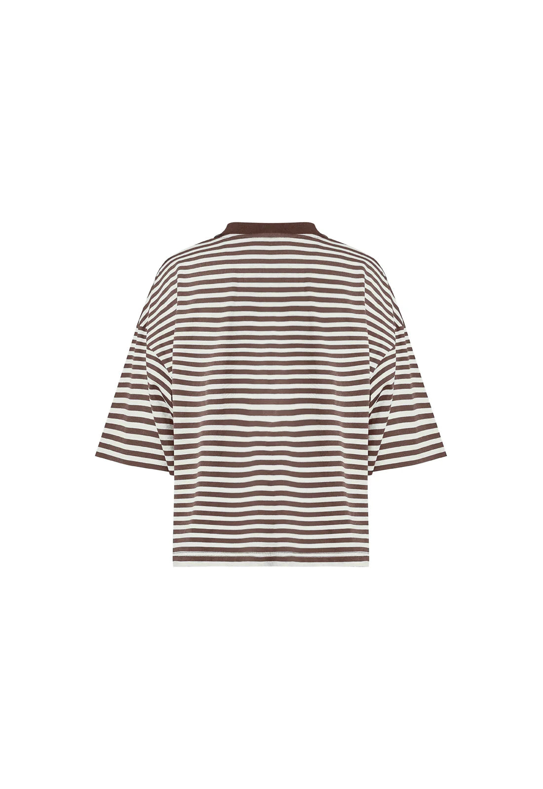 Lioness - Bloom Short Sleeve - Dark Chocolate Stripe
