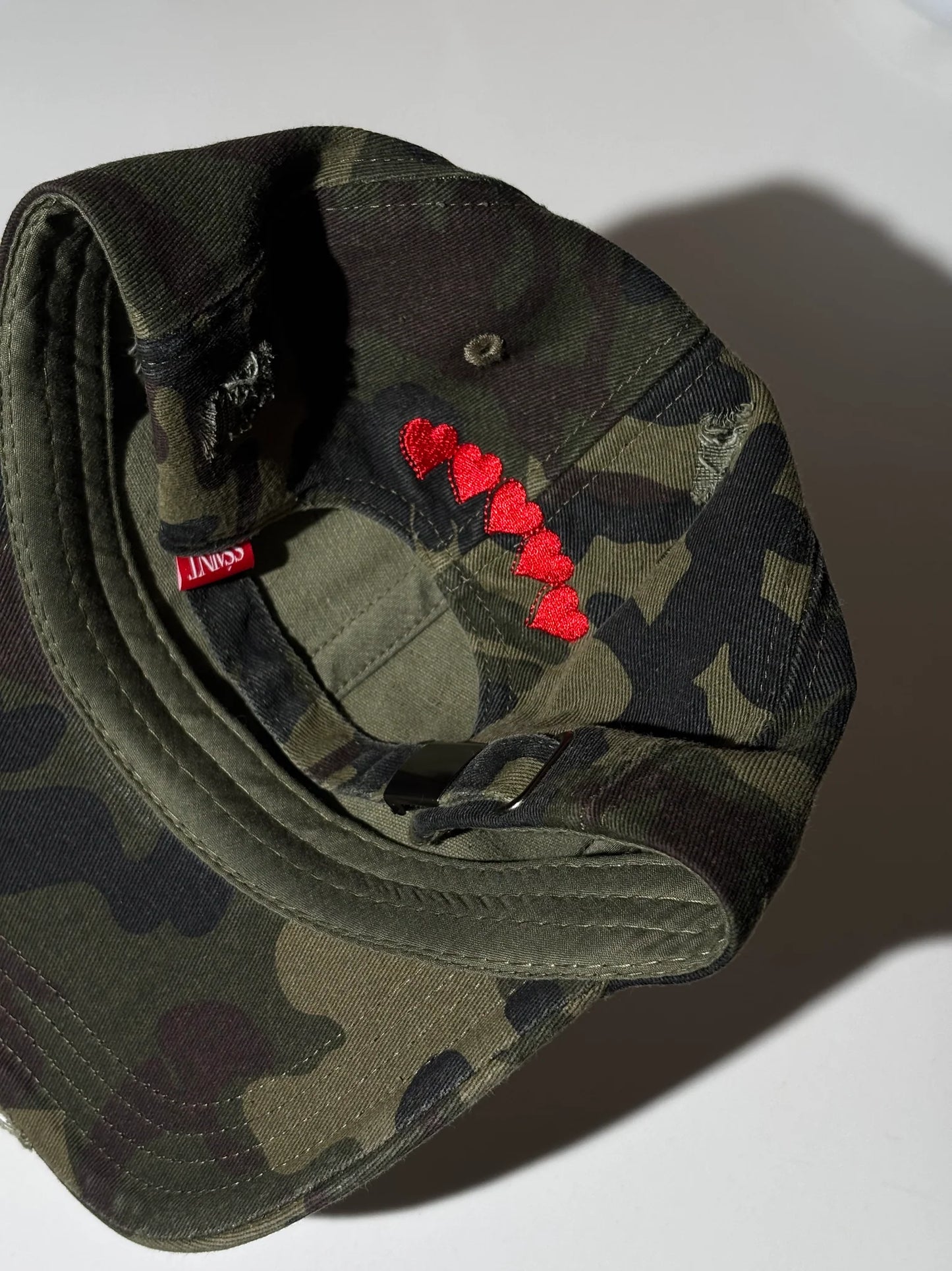 SSAINT - Camo Dad Cap - Cherry