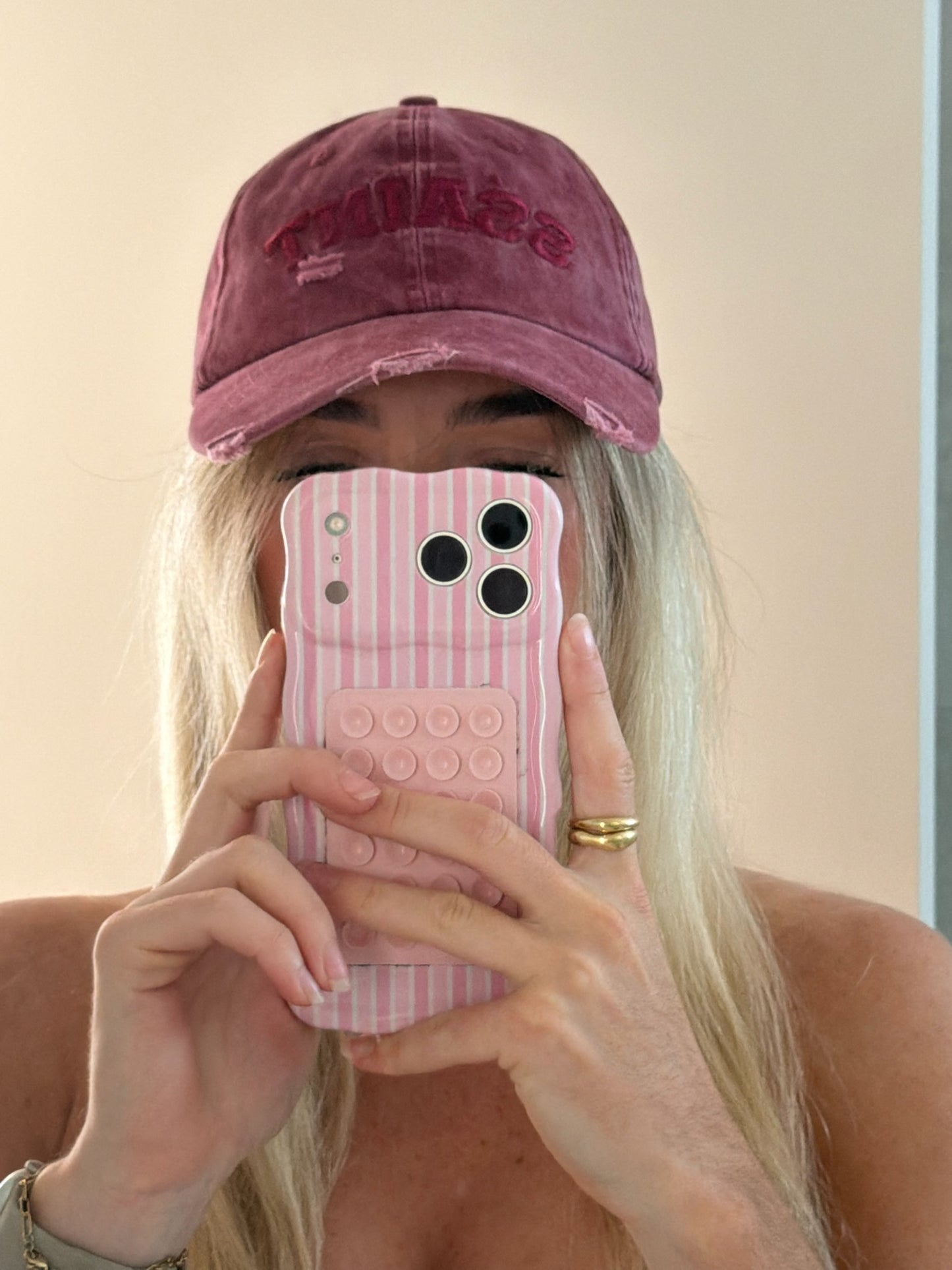 SSAINT - Logo Cap - Cherry