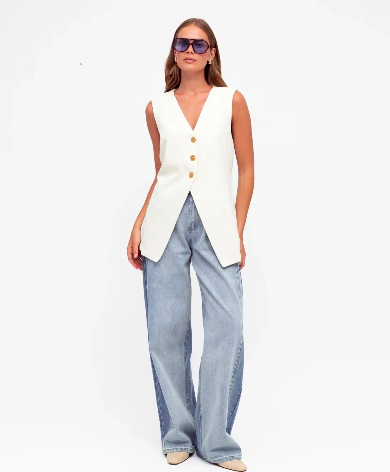 Paper Heart - Denim Jeans | Two Toned Blue