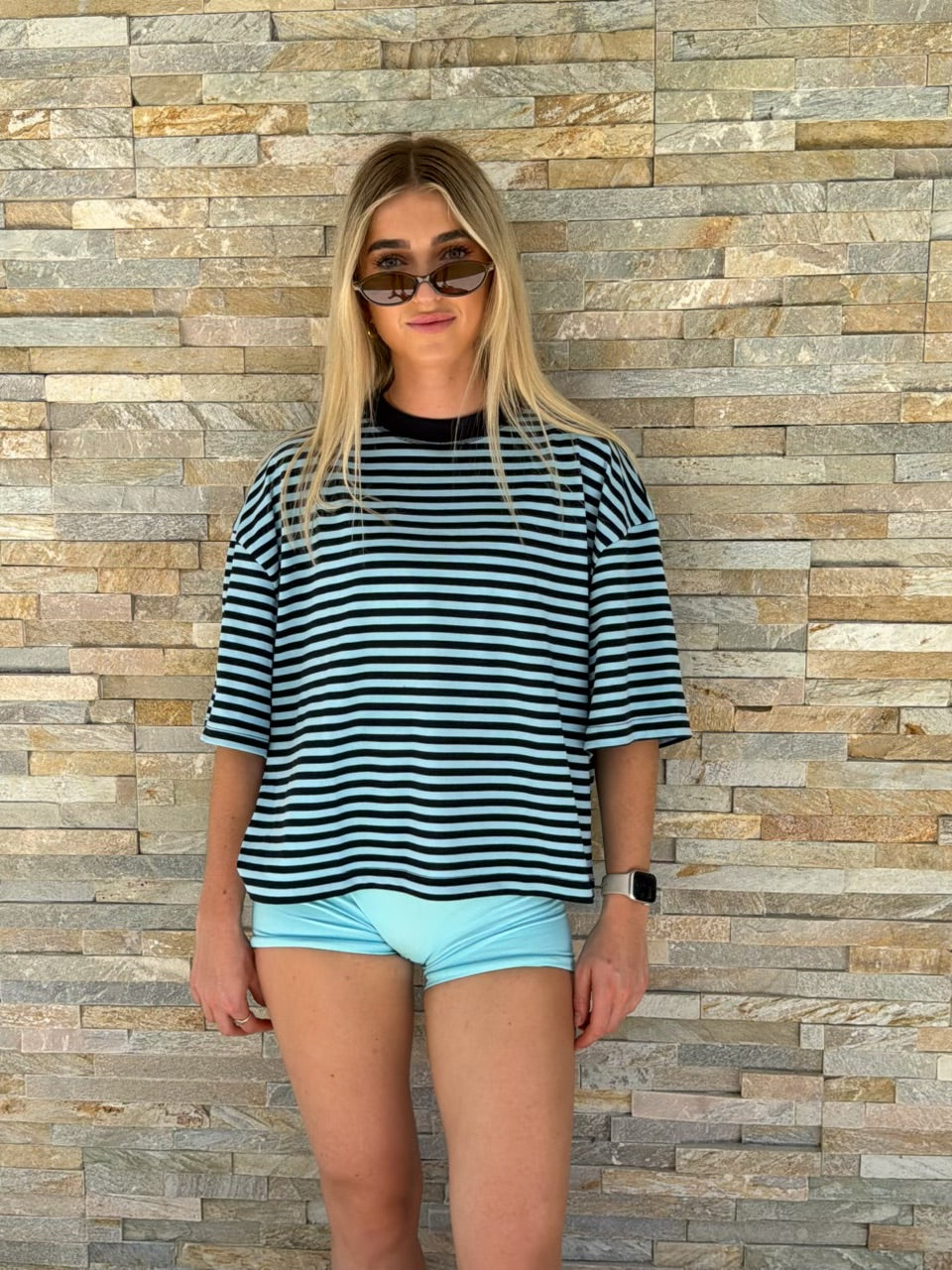 Lioness - Bloom Short Sleeve - Navy Sea Stripe