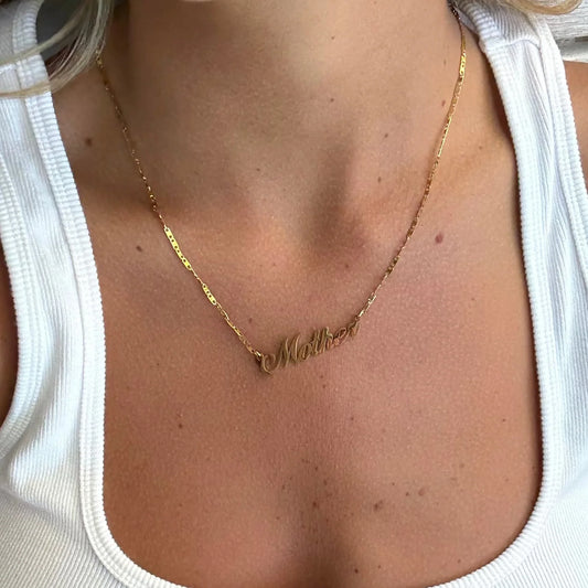 Shrimps - Mother Necklace 18k Gold Plated