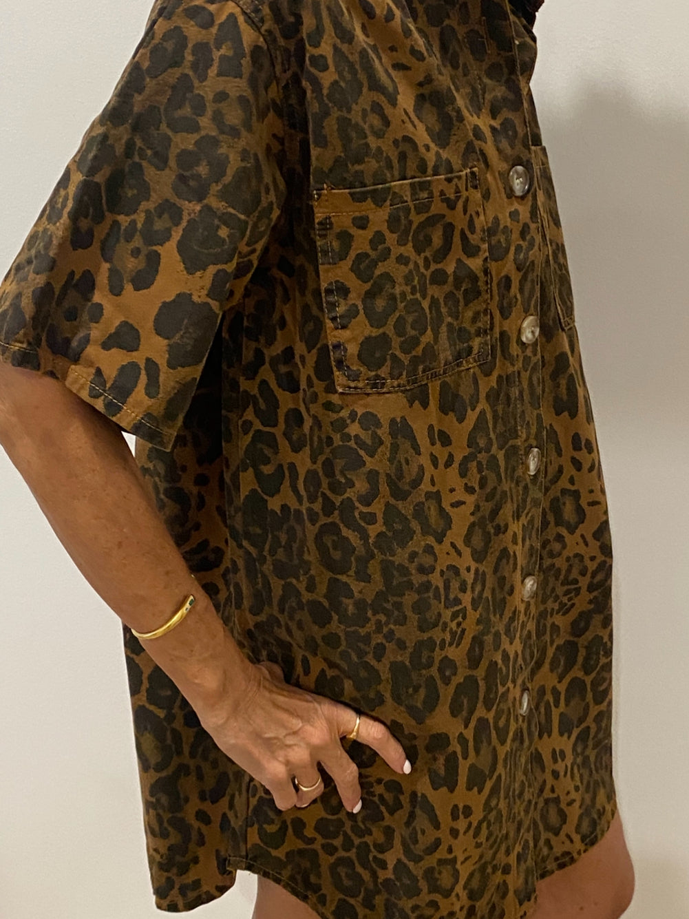 By Frankie - Dark Leopard Mini Dress