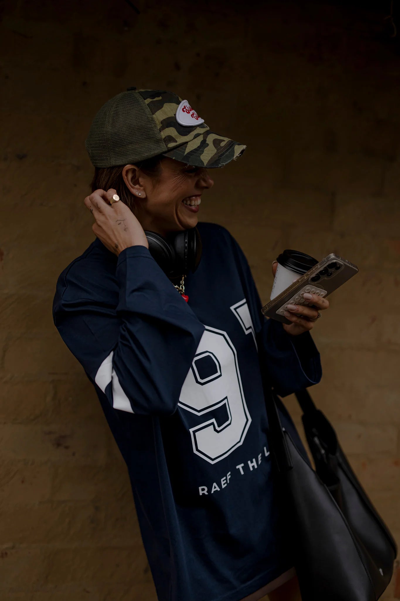 RAEF the Label - Jersey 91 Longsleeve Top - Navy