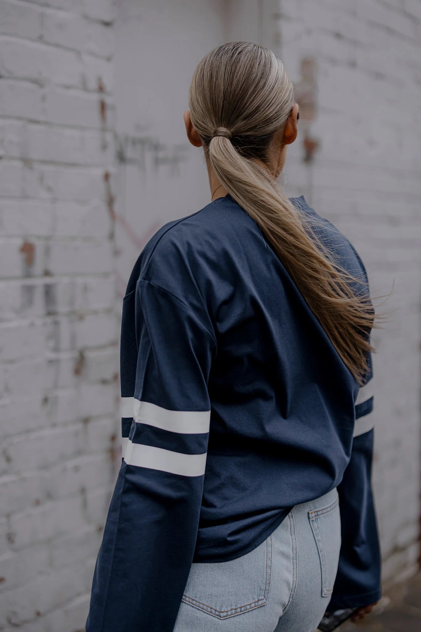 RAEF the Label - Jersey 91 Longsleeve Top - Navy