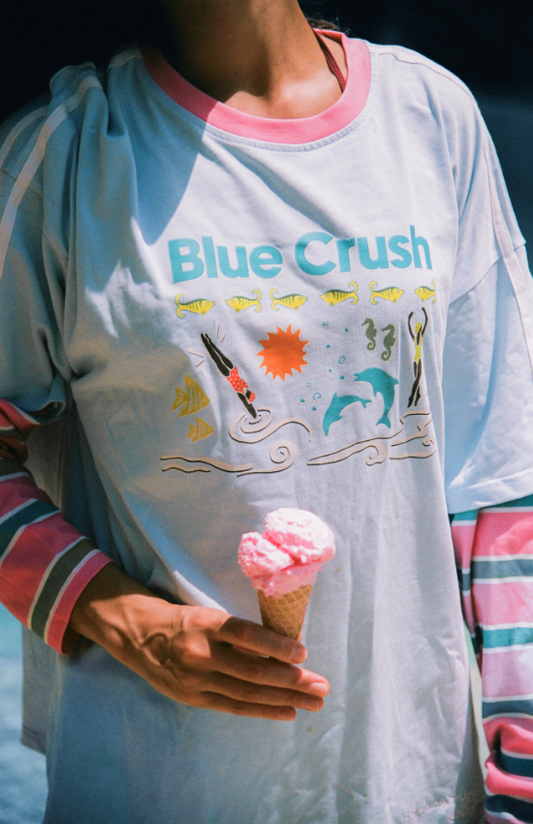 PRE - ORDER Spicy Dugong - Long Sleeve Blue Crush Layered Tee