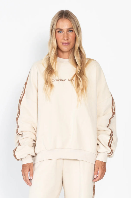 Cloud Racer Sweater - Latte