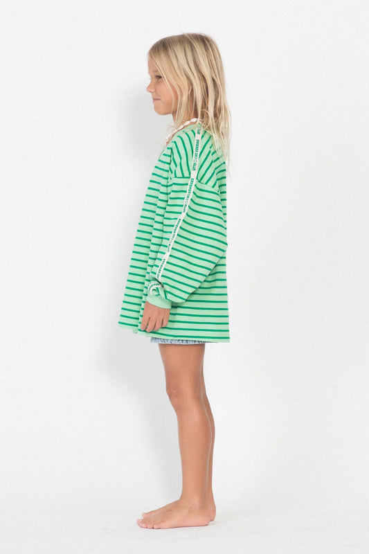 CDC - Kids Nautical Long Sleeve - Shamrock Thin Stripe