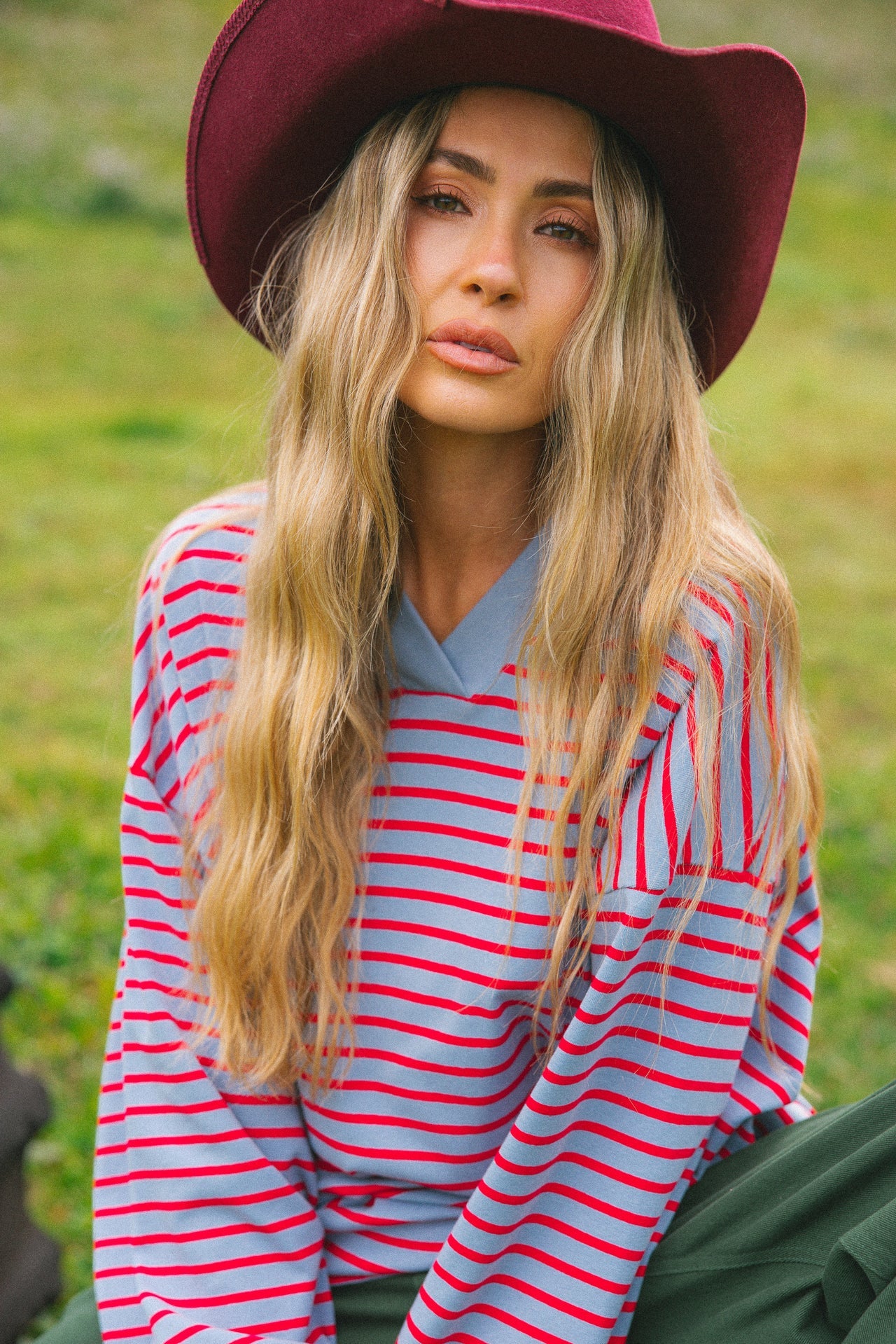 CDC - Nautical Long Sleeve Tee - Cherry