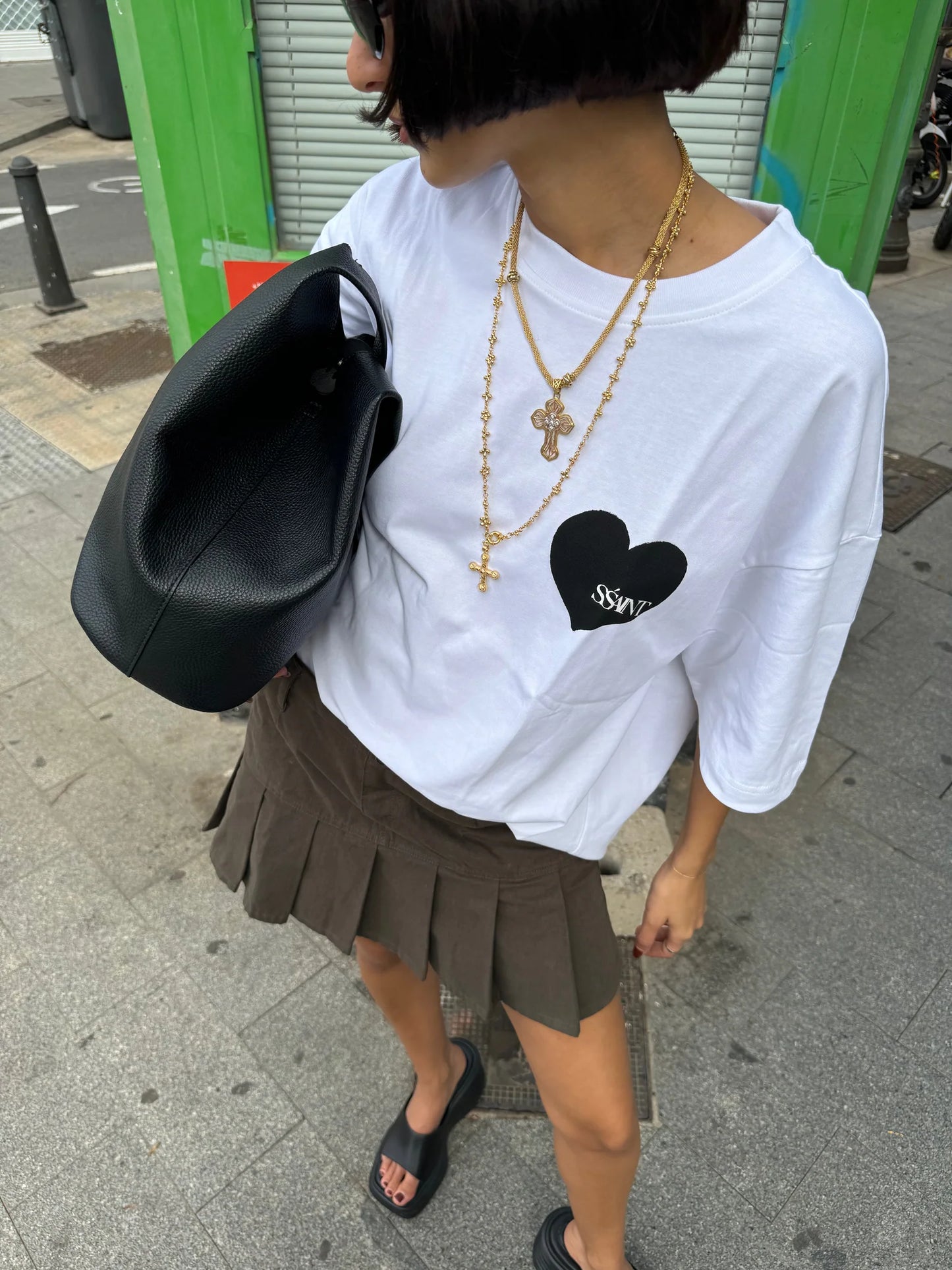 SSAINT - Heart Tee: Black