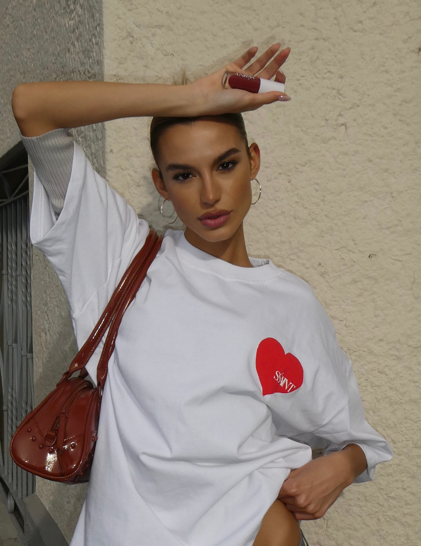 SSAINT - Heart Tee: Red