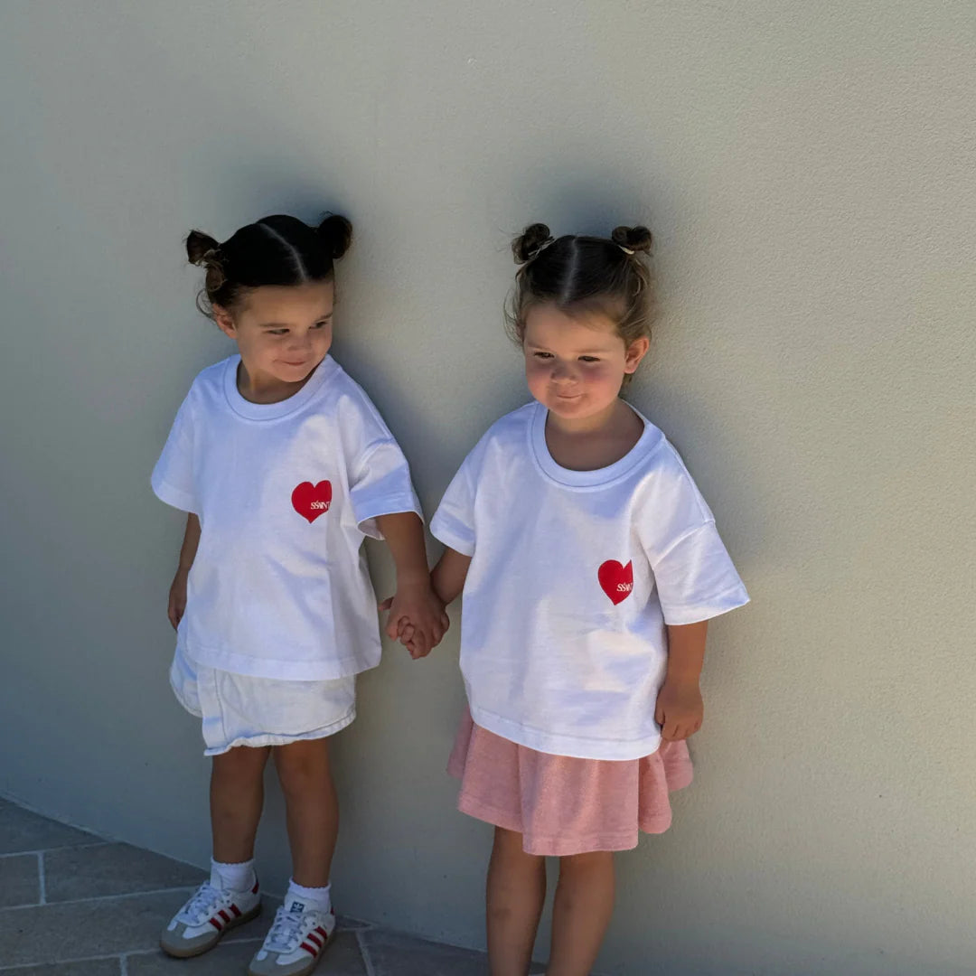 SSAINT - Kids Heart Tee - Red