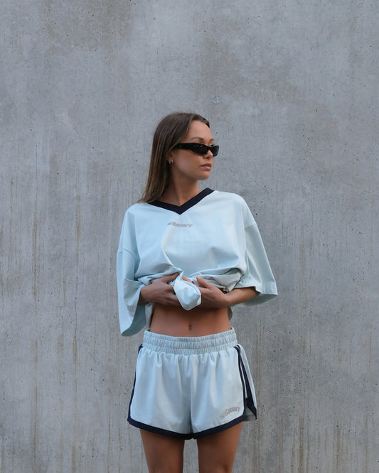 SSAINT - Reflective V Neck Tee - Mint