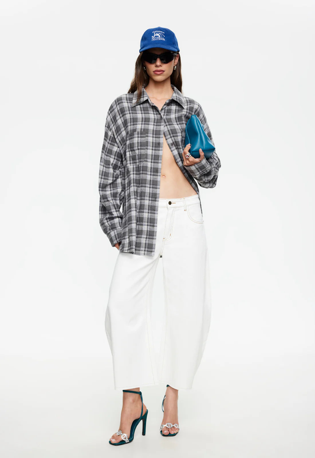 Lioness - Clarity Shirt - Slate Plaid