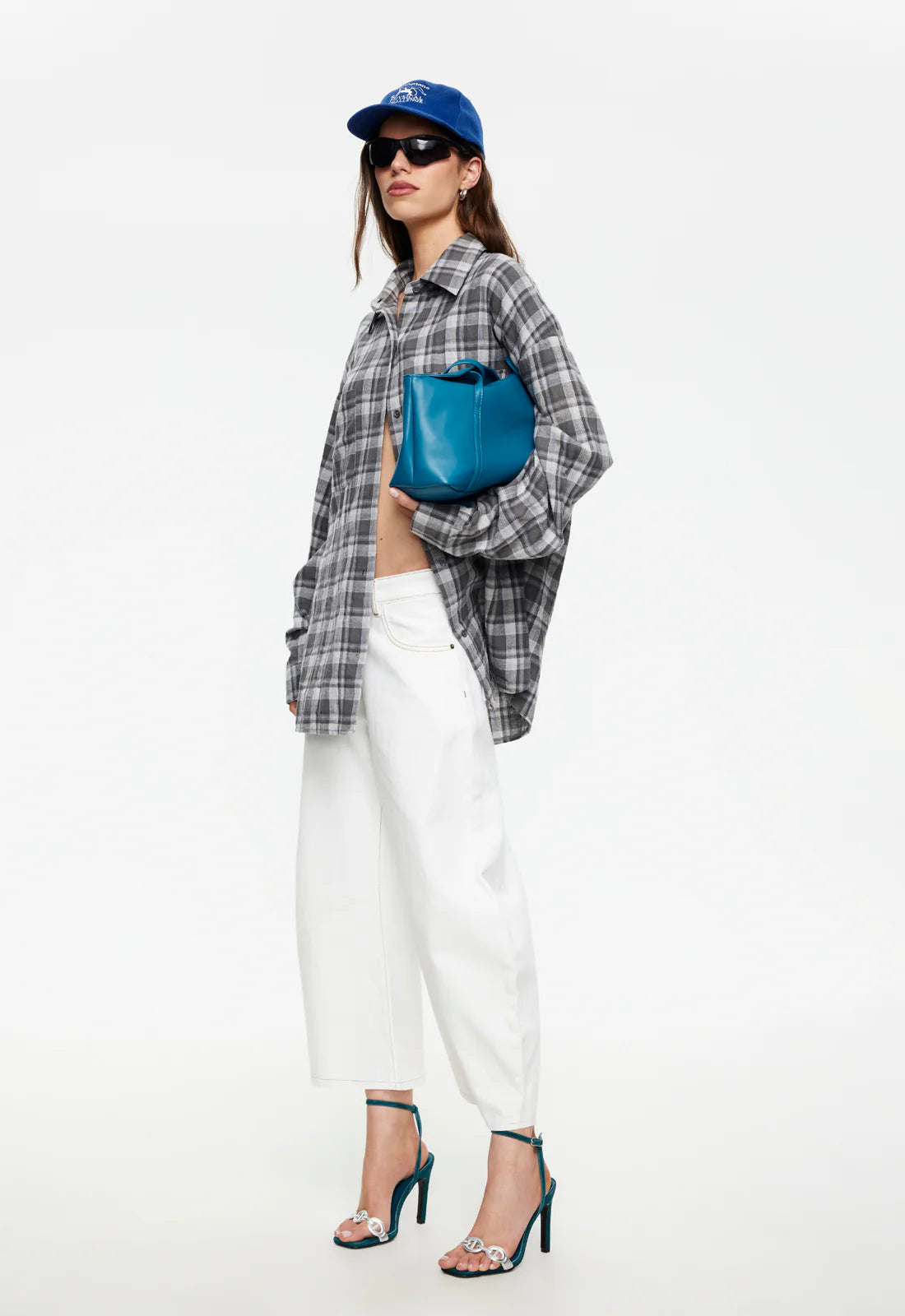 Lioness - Clarity Shirt - Slate Plaid