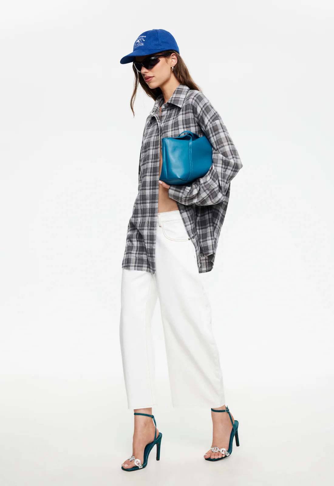 Lioness - Clarity Shirt - Slate Plaid