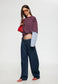 Lioness - Bottega Shirt - Burgundy Sky Stripe