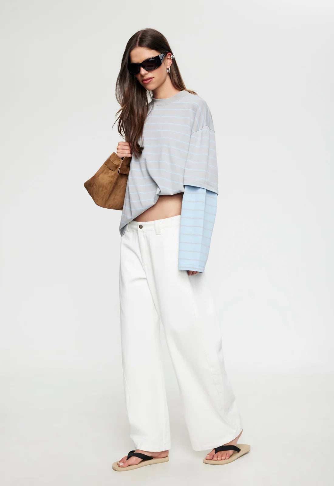 Lioness - Bottega Shirt - Cloud Sky Stripe