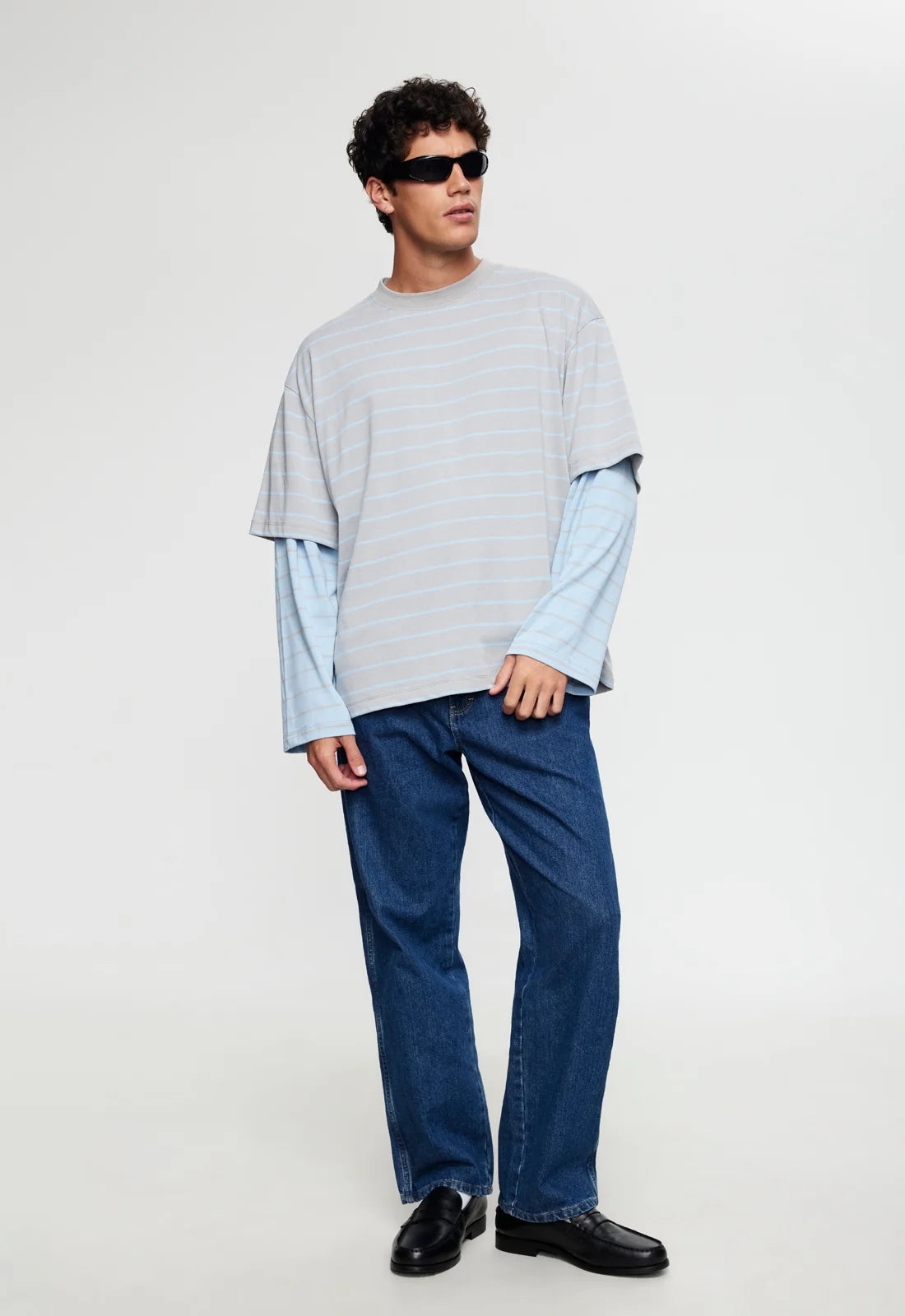 Lioness - Bottega Shirt - Cloud Sky Stripe