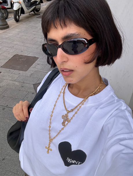 SSAINT - Heart Tee: Black