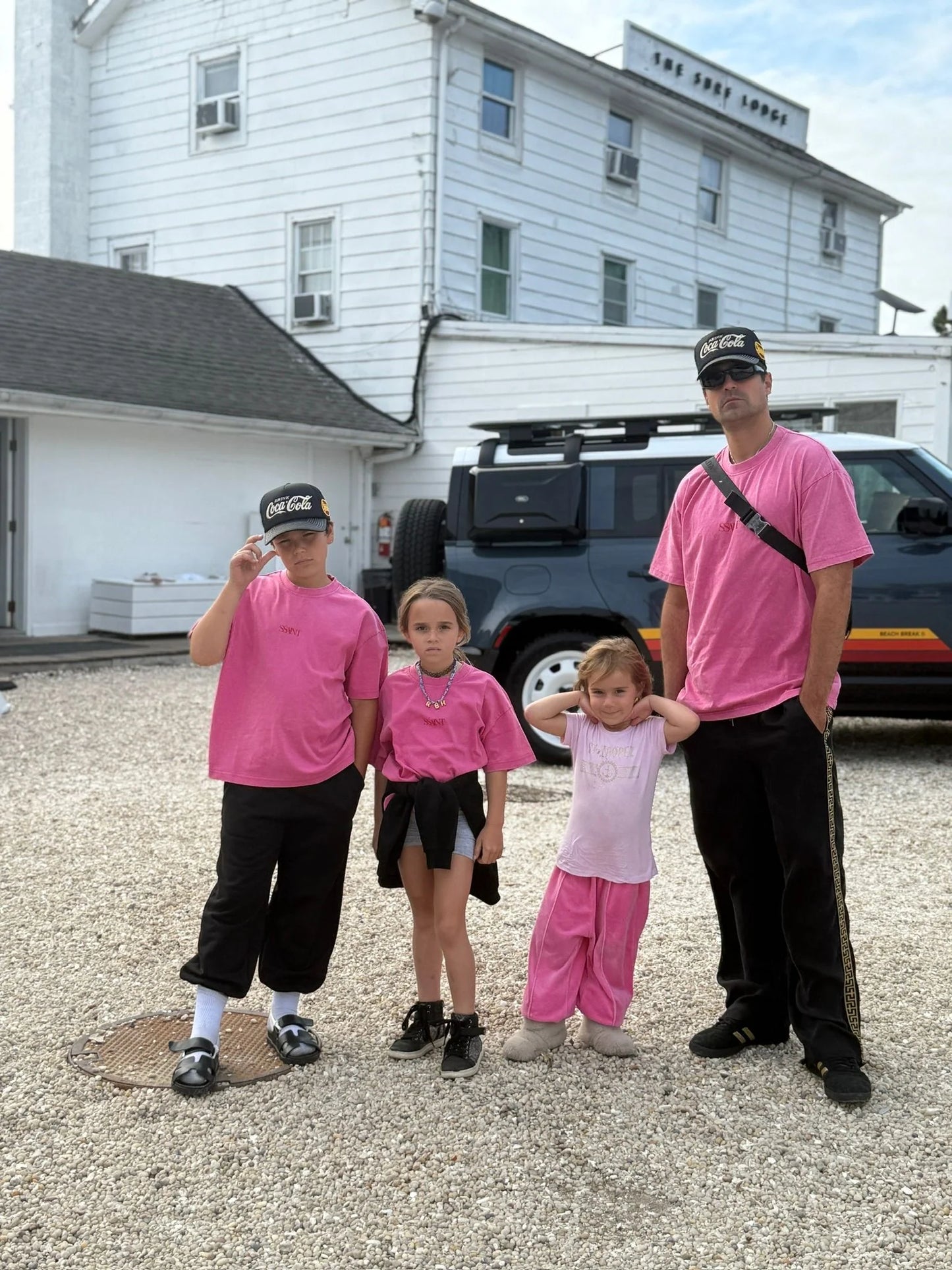 SSAINT - Kids No Vacancy Tee - Dark Pink