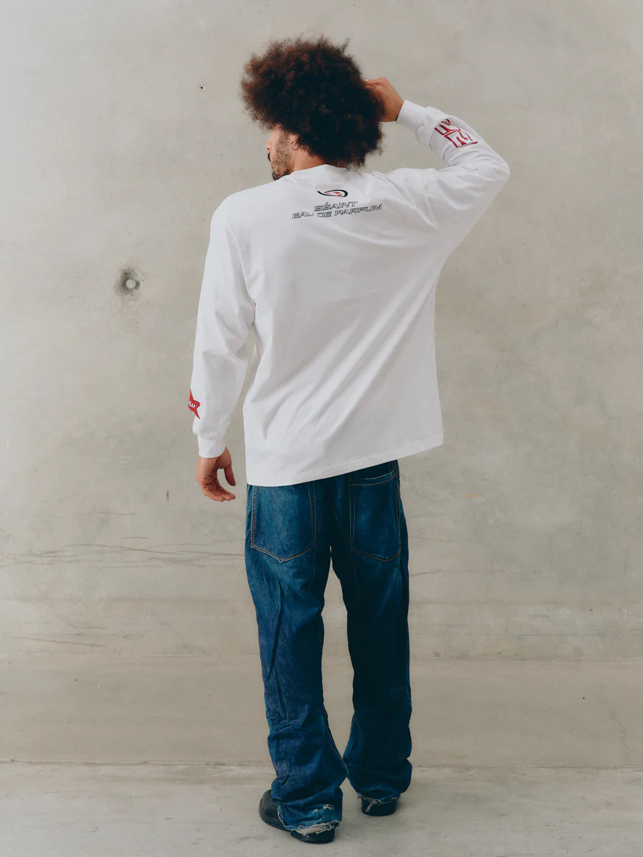 SSAINT - Signature Moto Tee - White
