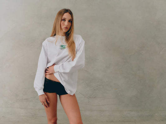 SSAINT - Rebel Long Sleeve - White & Green