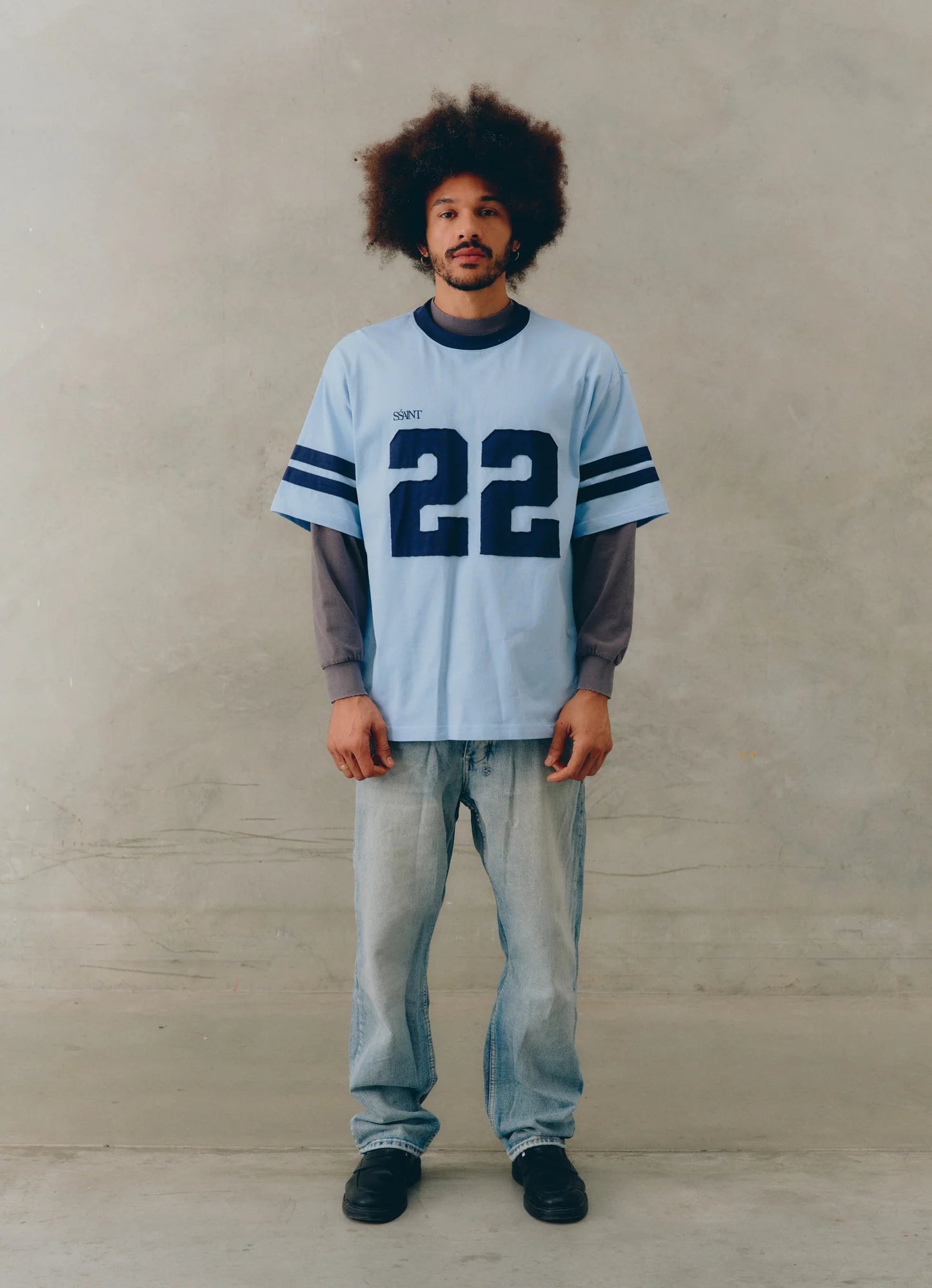 SSAINT - Twenty Two Motion Tee - Powder Blue