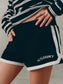 SSAINT - Reflective  V Shorts - Black