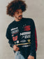 SSAINT - Signature Moto Tee - Black Acid Wash