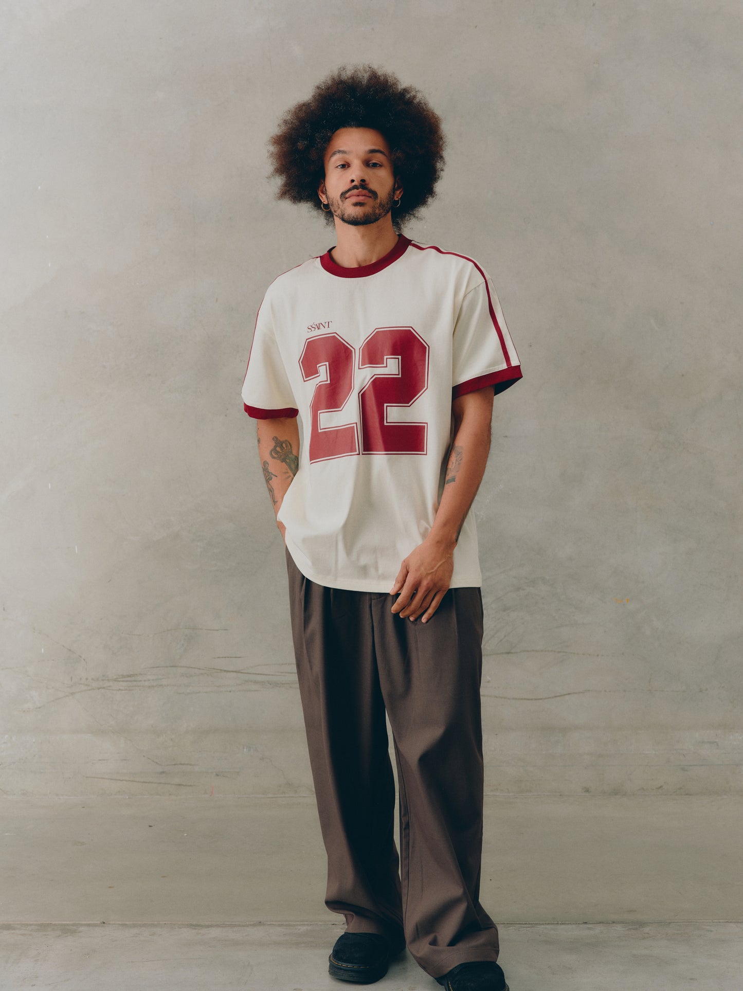 SSAINT - Twenty Two Tee - Cherry
