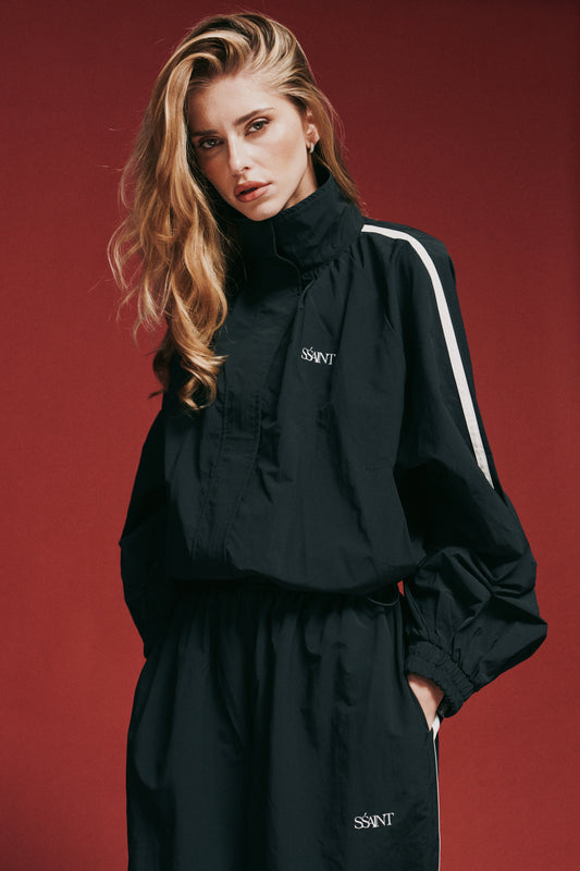SSAINT - Fight Night Zip Windbreaker - Black