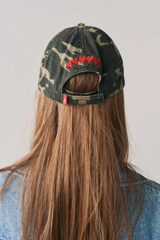SSAINT - Camo Dad Cap - Cherry