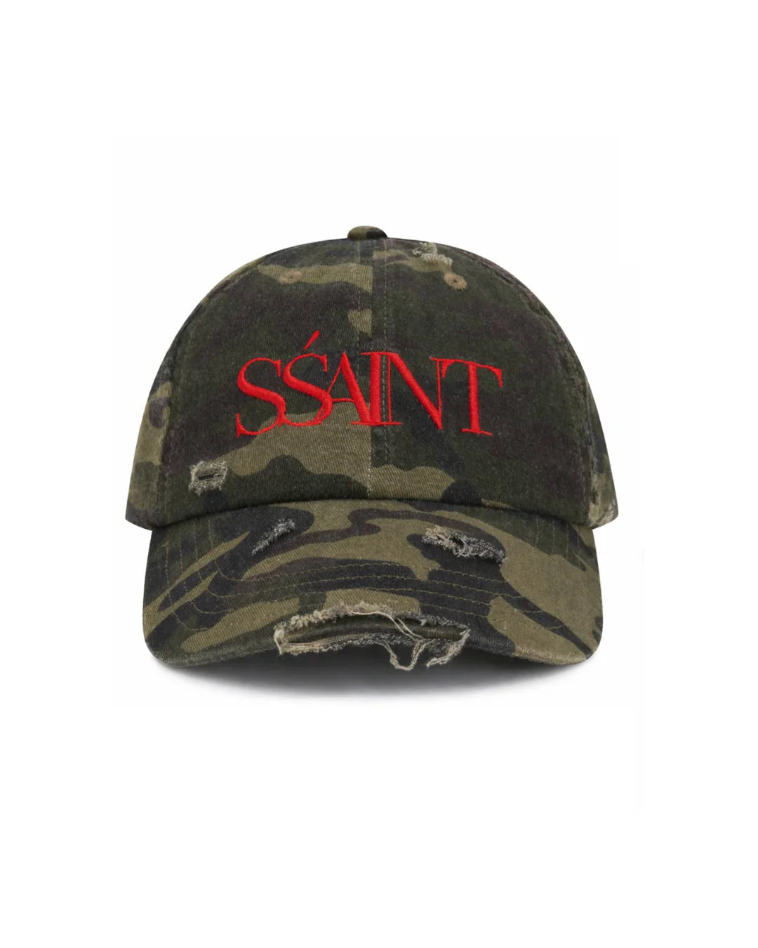 SSAINT - Camo Dad Cap - Cherry