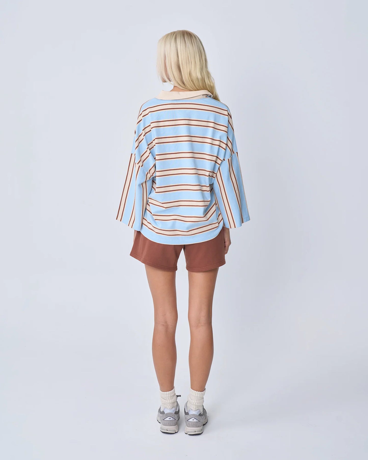 Near The Sea - Oversized Polo - Ocean