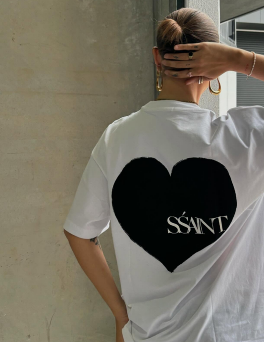 SSAINT - Heart Tee: Black